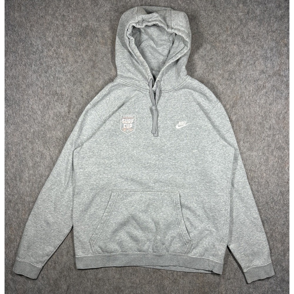 Nike San Diego Surf Cup 2018 Hoodie Mens Large Gray Pullover Soccer
